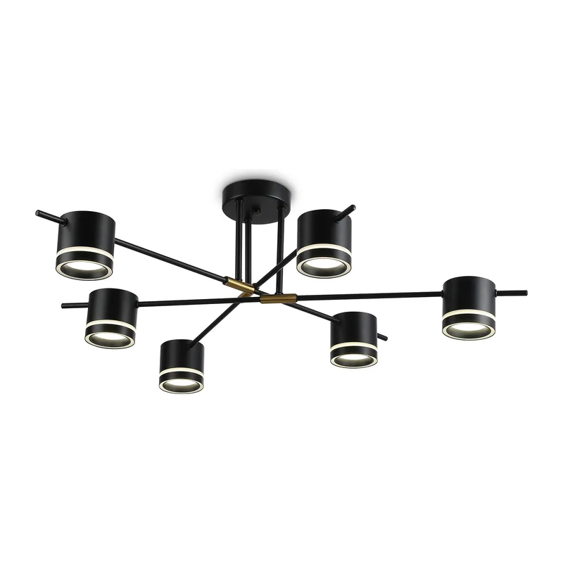 Потолочный светильник GX53*6 FL71530/6 BK/GD черный/золото GX53/6 785*767*260 Ambrella Light