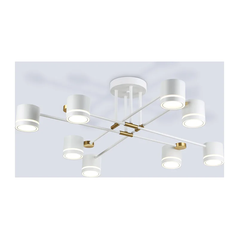 Потолочный светильник GX53*8 FL71531/8 WH/GD белый/золото GX53/8 932*932*260 Ambrella Light 3