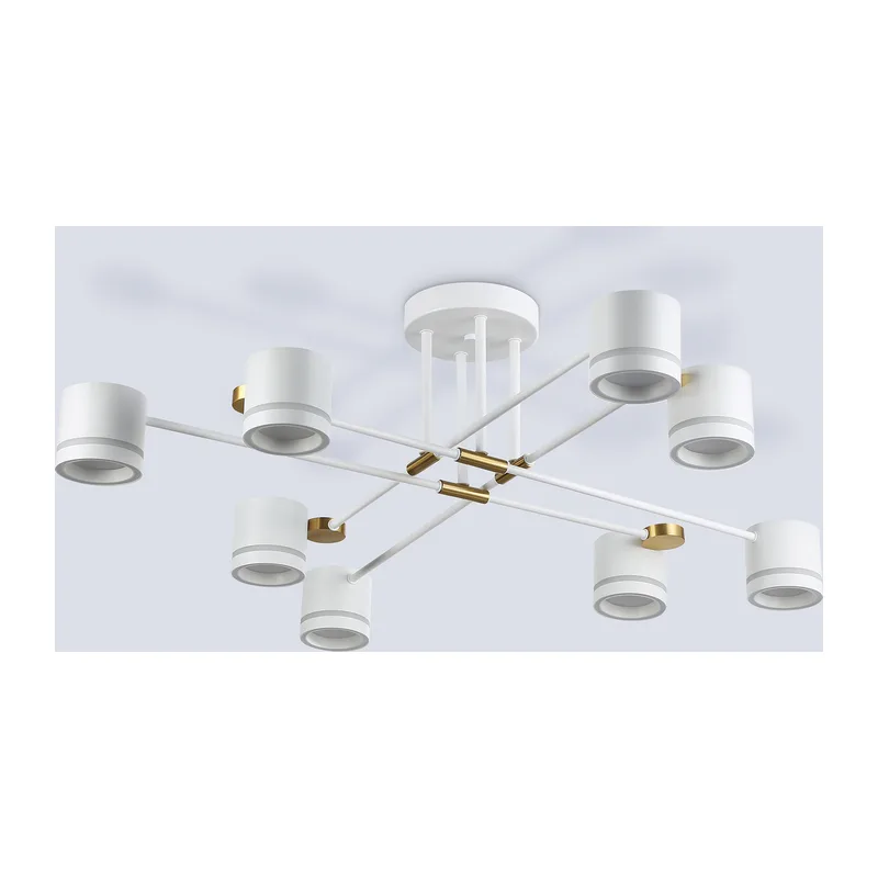 Потолочный светильник GX53*8 FL71531/8 WH/GD белый/золото GX53/8 932*932*260 Ambrella Light 4
