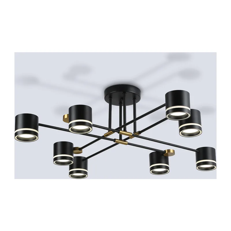 Потолочный светильник GX53*8 FL71532/8 BK/GD черный/золото GX53/8 932*932*260 Ambrella Light 3
