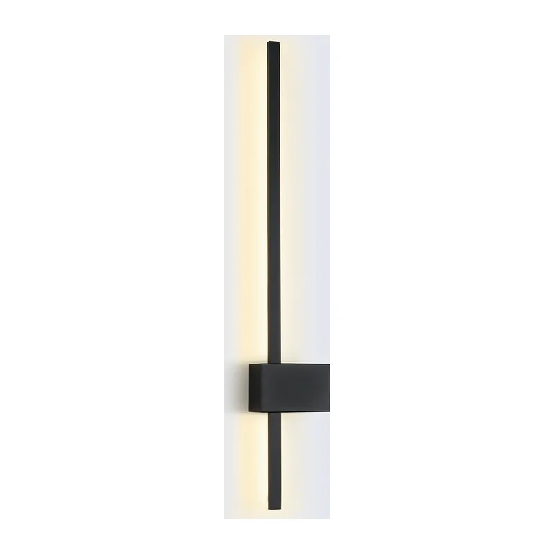 Настенный светодиодный светильник 2700K 8Вт FL75833 BK черный 8Вт 2700К 600*100*40 Ambrella Light 3