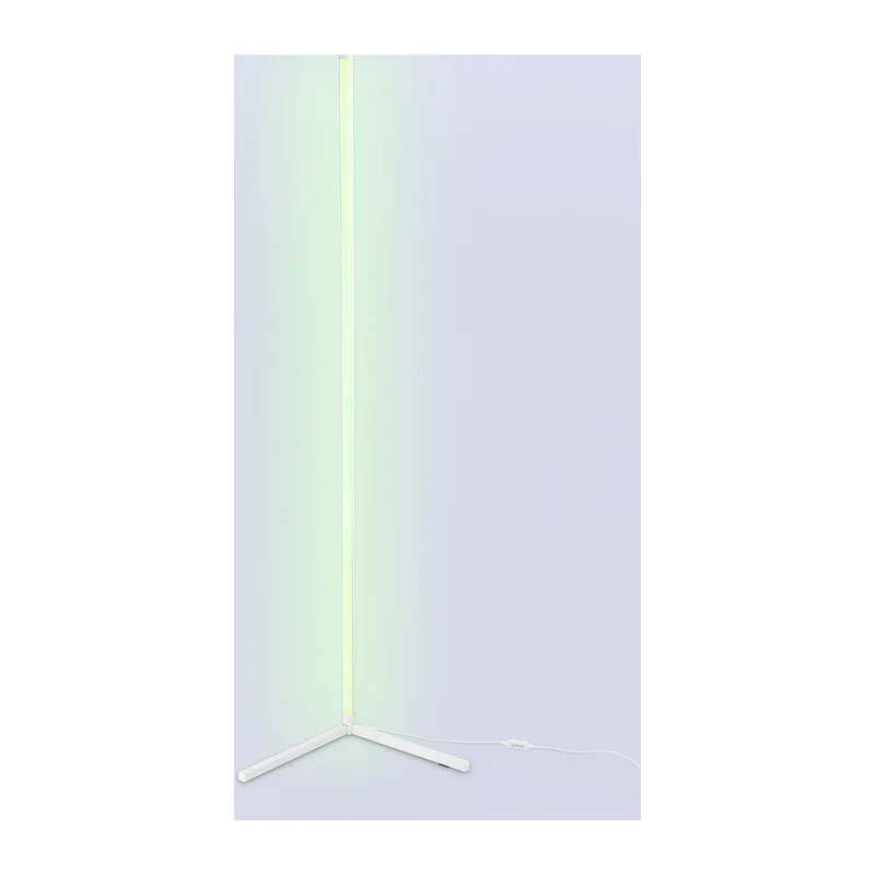 Светильник светодиодный напольный с пультом 3000K-6400K+RGB 20Вт FL8025 WH белый LED 20W RGB D32*1650 (ПДУ РАДИО 2.4G) Ambrella Light 16