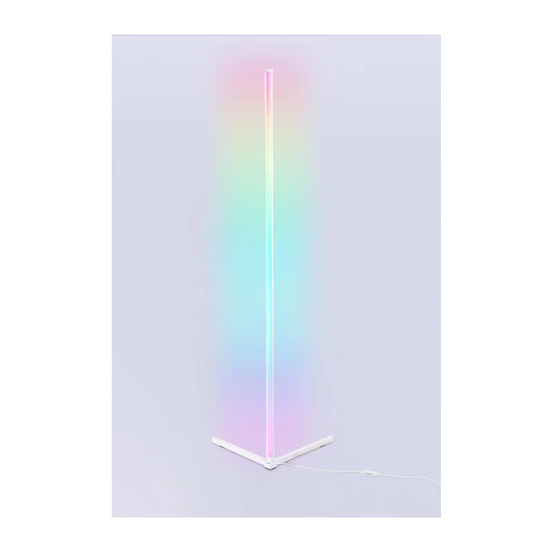 Светильник светодиодный напольный с пультом 3000K-6400K+RGB 20Вт FL8025 WH белый LED 20W RGB D32*1650 (ПДУ РАДИО 2.4G) Ambrella Light 18