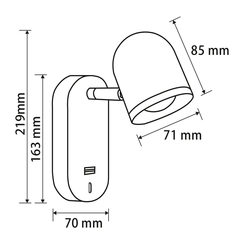 Настенный светильник (бра) FR10003WL-L4B Три точки / PointThree 4 Вт LED Freya 4