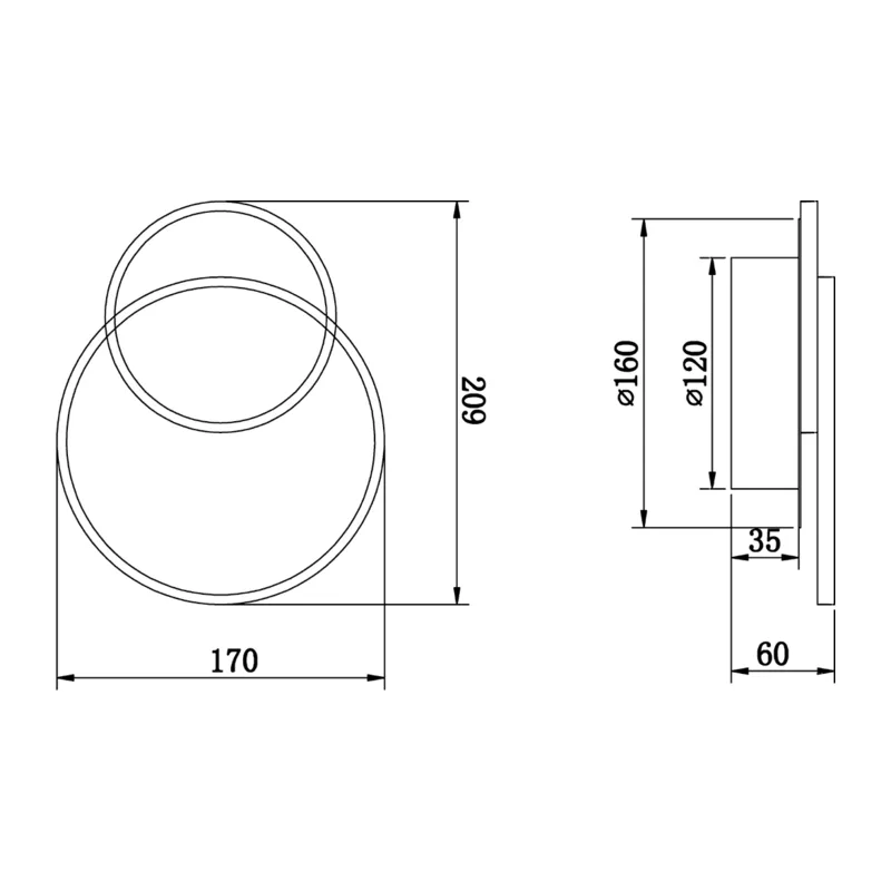 Настенный светильник (бра) FR10025WL-L10W Сиала / Siala 10 Вт LED Freya 9