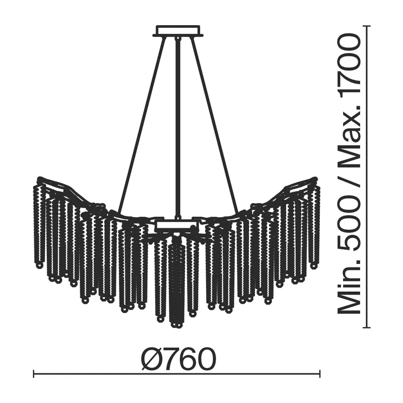 Подвесной светильник Минерал / Mineral Freya FR1010PL-10G 2