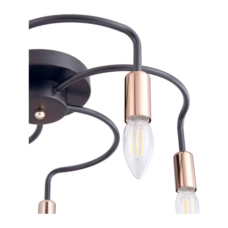 Люстра FR4010CL-05GB Матис E14x5 Freya 4