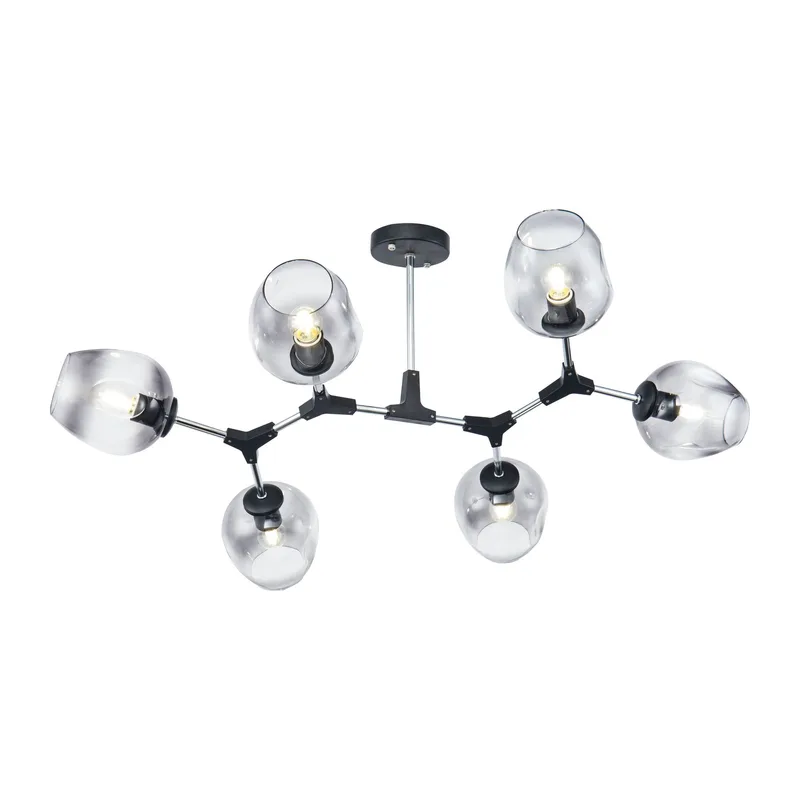 Люстра FR5006CL-06B Деси E27x6 Freya