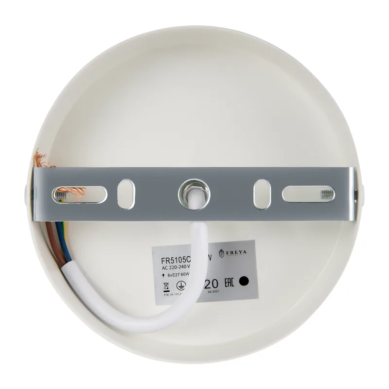 Люстра FR5105CL-06W Эми E27x6 Freya 14