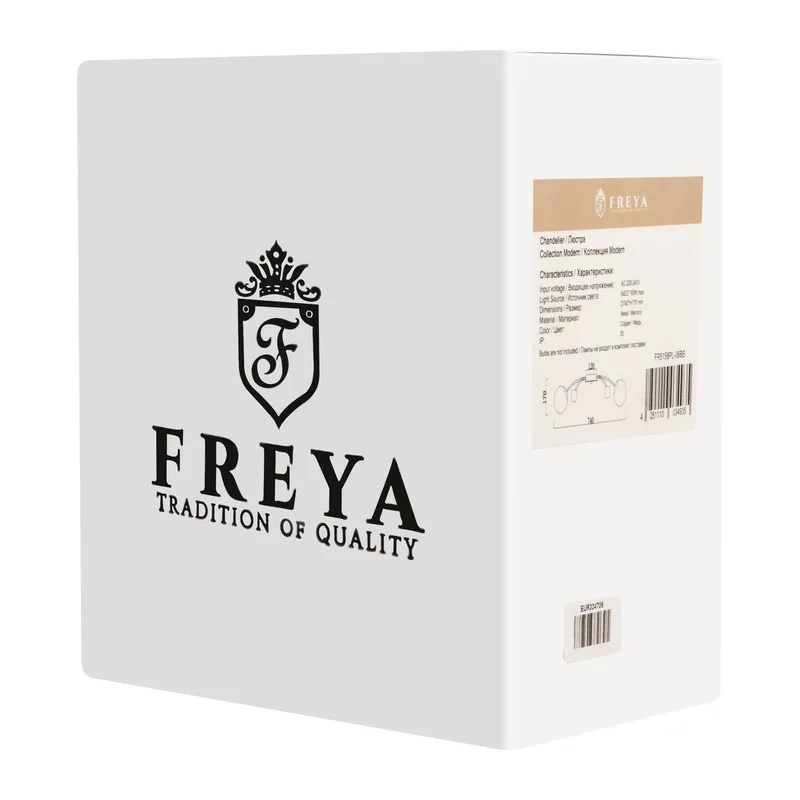 Люстра FR5158PL-06BS Пламя E27x6 Freya 20
