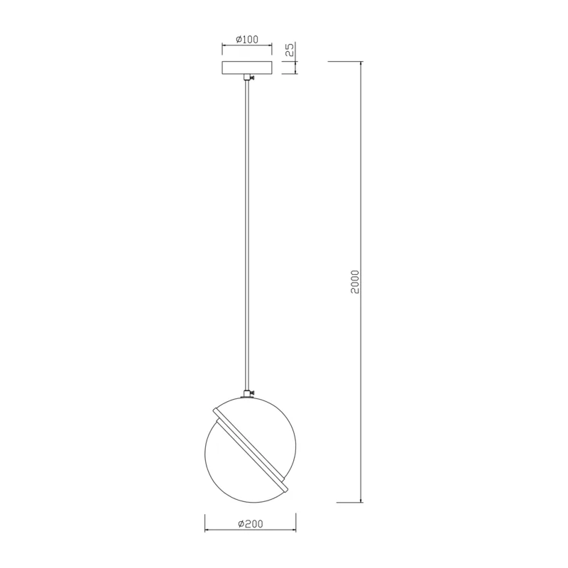 Подвесной светильник Элемент / Element Freya FR5181PL-01CH 6