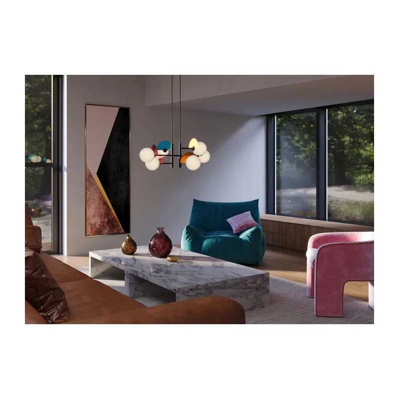Подвесной светильник Сепия / Sepia Freya FR5391PL-06CFL 4