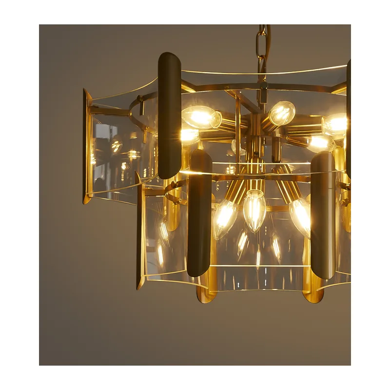 Люстра FR5516PL-09BS Люмьер / Lumiere E14x9 Freya 12
