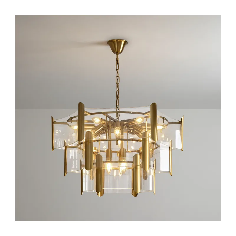 Люстра FR5516PL-15BS Люмьер / Lumiere E14x15 Freya 10