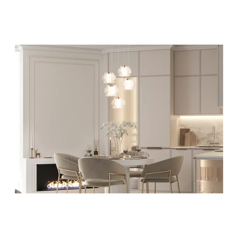 Подвесной светильник Цветок / Flower Freya FR5579PL-L8BS 12