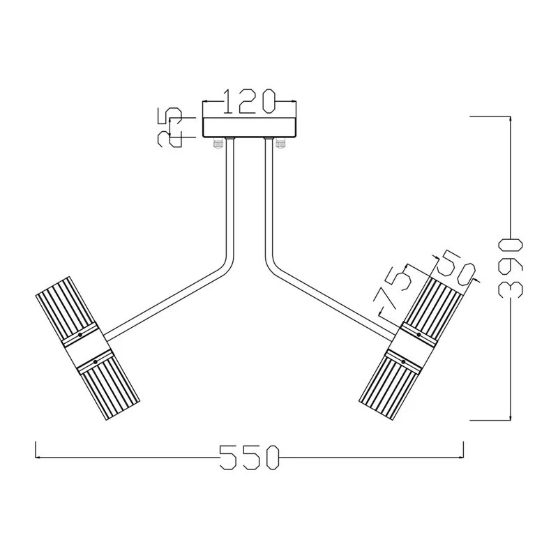 Люстра FR6038CL-L60B Миа 50 Вт LED Freya 5