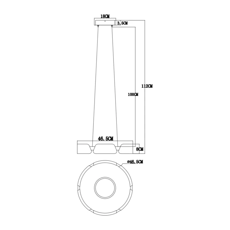 Подвесной светильник FR6042PL-L86W Итан 47 Вт LED Freya 2