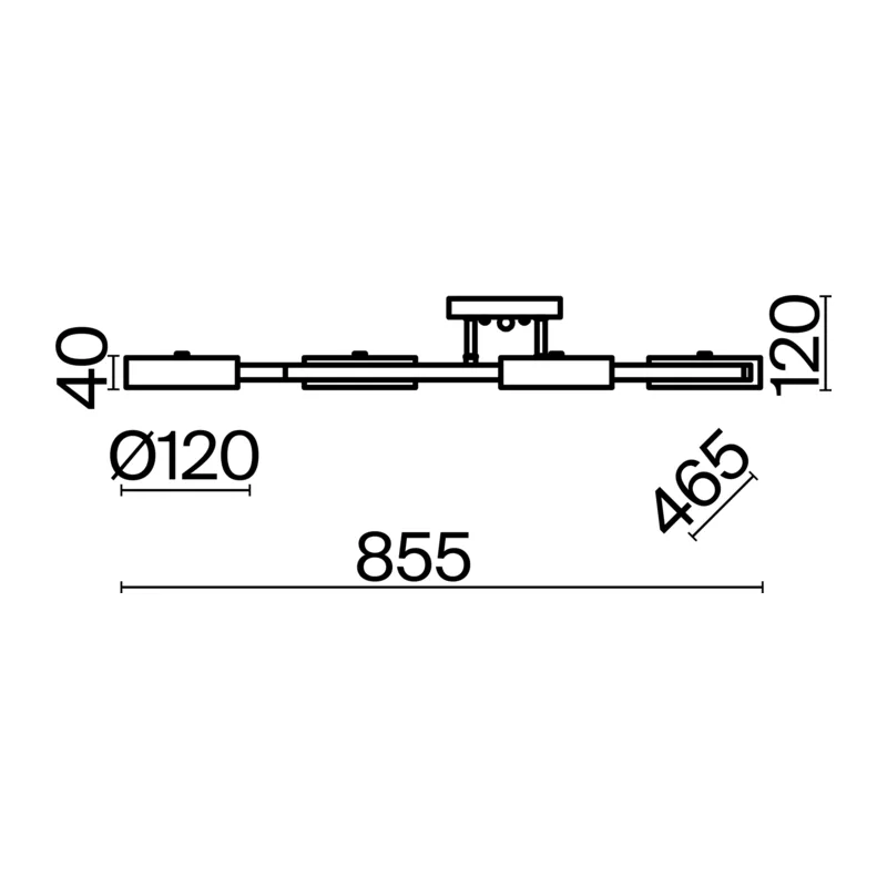 Потолочный светильник FR6048CL-L10GB Тибо / Tibo 10 Вт LED Freya 16