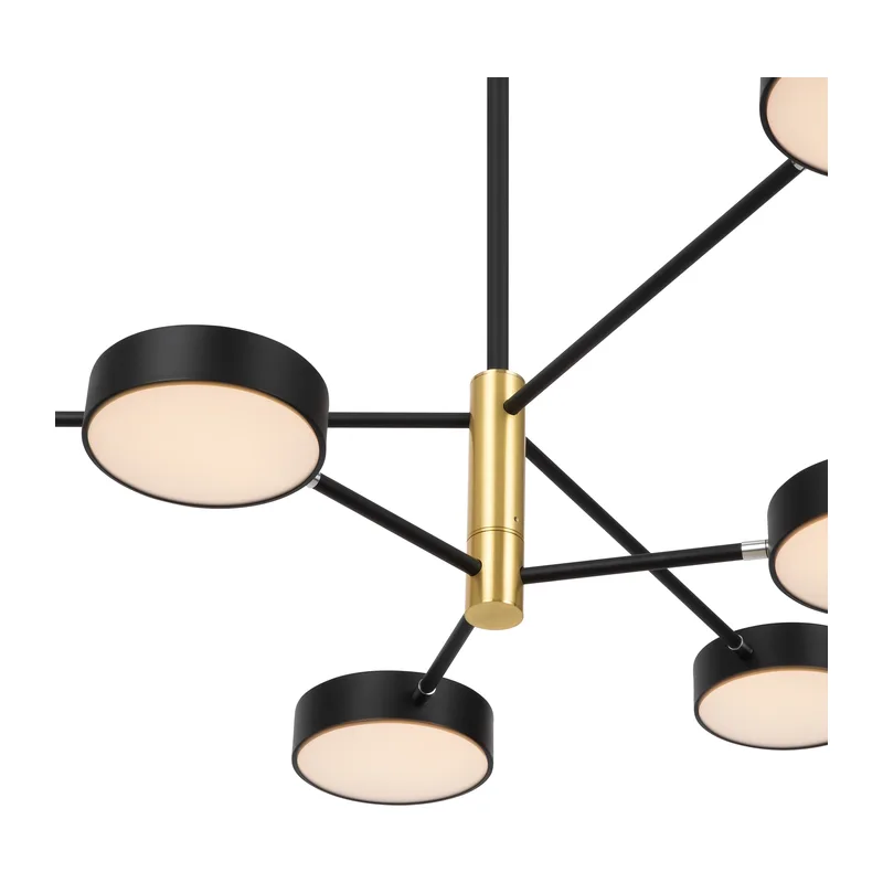 Люстра FR6048CL-L6GR Тибо / Tibo 6 Вт LED Freya 8