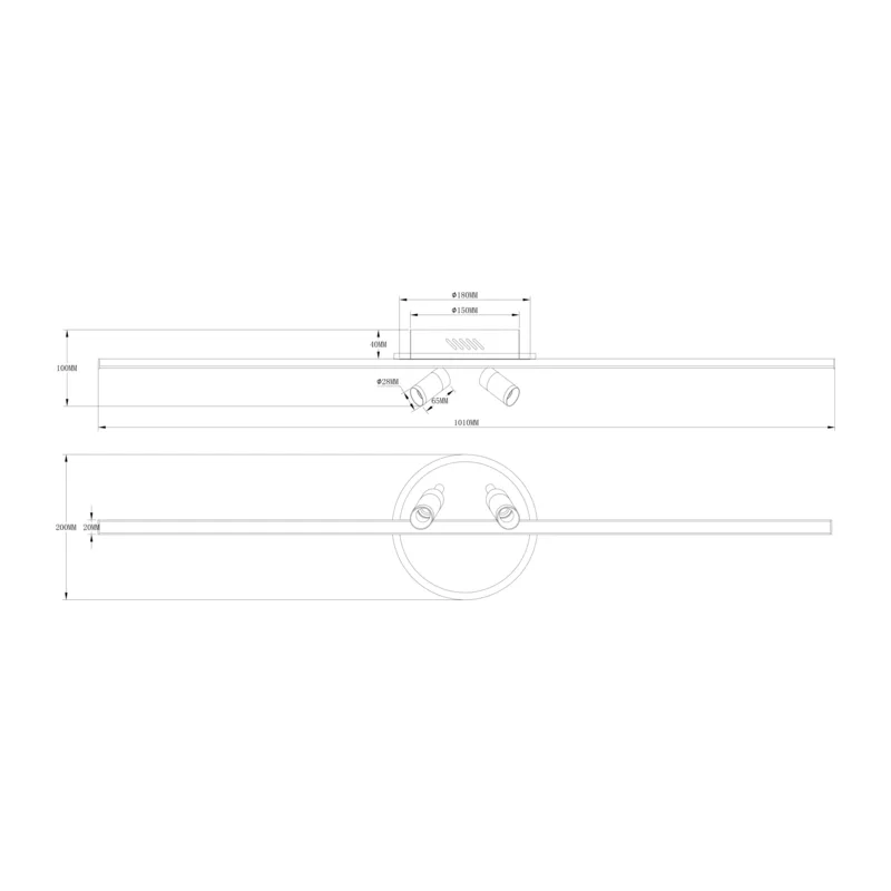 Потолочный светильник FR6056CL-L68B Ланс / Lans 48 Вт LED Freya 6