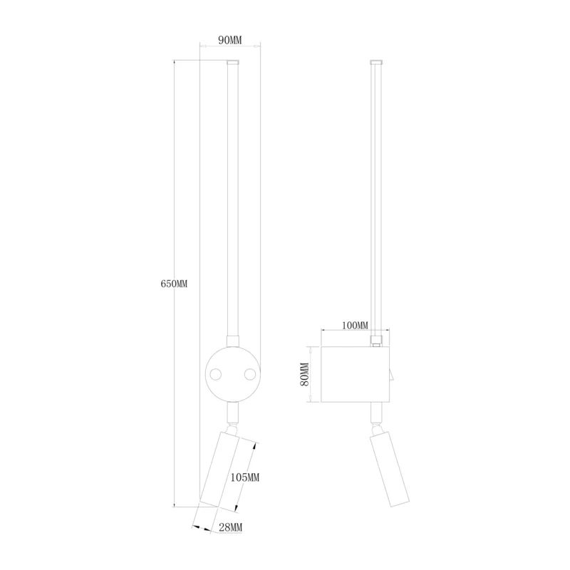 Настенный светильник (бра) FR6063WL-L24B Тайна 10 Вт LED Freya 9