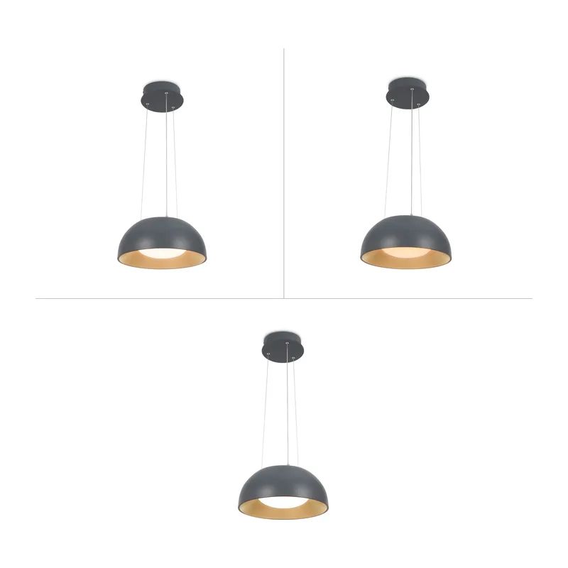 Подвесной светильник FR6087PL-L36GR Солнечный / Solar 30 Вт LED с пультом ДУ Freya