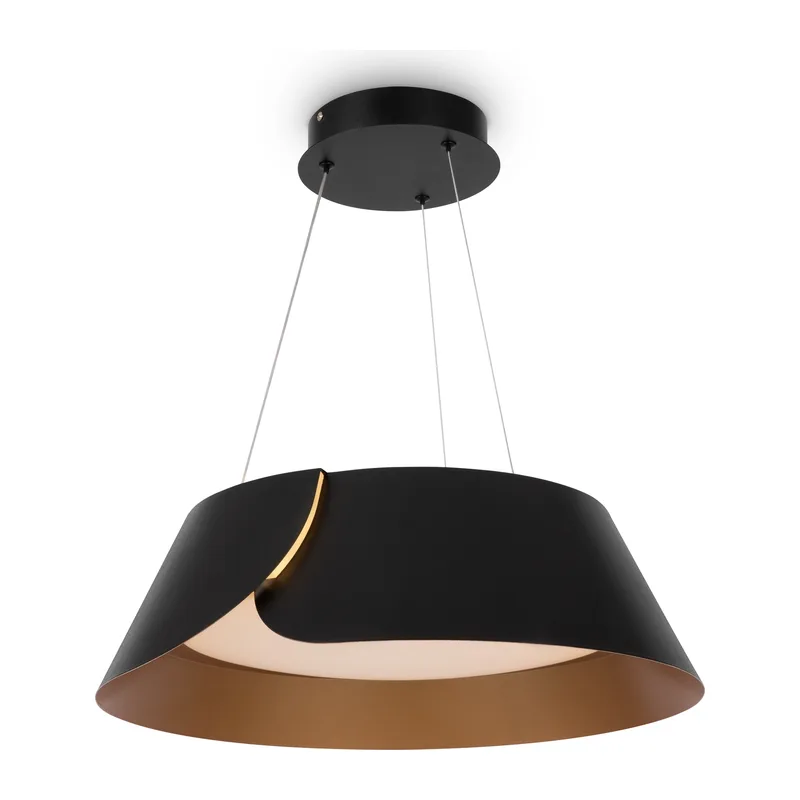 Подвесной светильник FR6092PL-L72GB Портал / Portal 65 Вт LED с пультом ДУ Freya