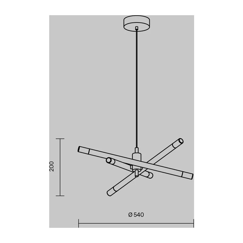 Подвесной светильник Жезлы / Wands Freya FR6130PL-L18B 2