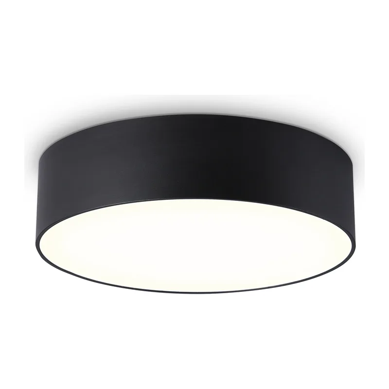 Потолочный светодиодный светильник 3000K 18Вт FV5517 BK черный LED 18W 3000K D160*58 (Без ПДУ) Ambrella Light 12