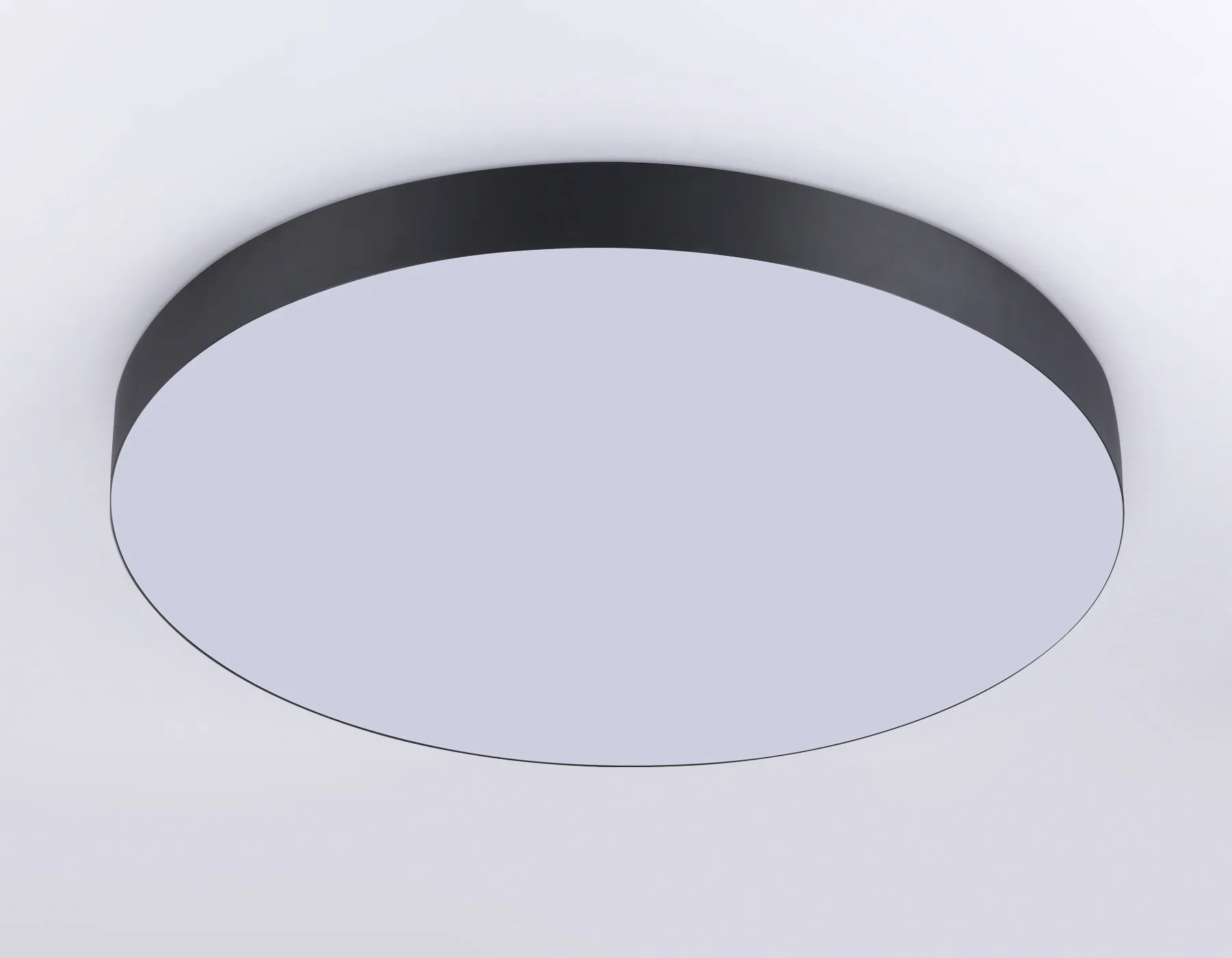 Потолочный светодиодный светильник 3000K 90Вт FV5537 BK черный LED 90W 3000K D600*58 (Без ПДУ) Ambrella Light 9