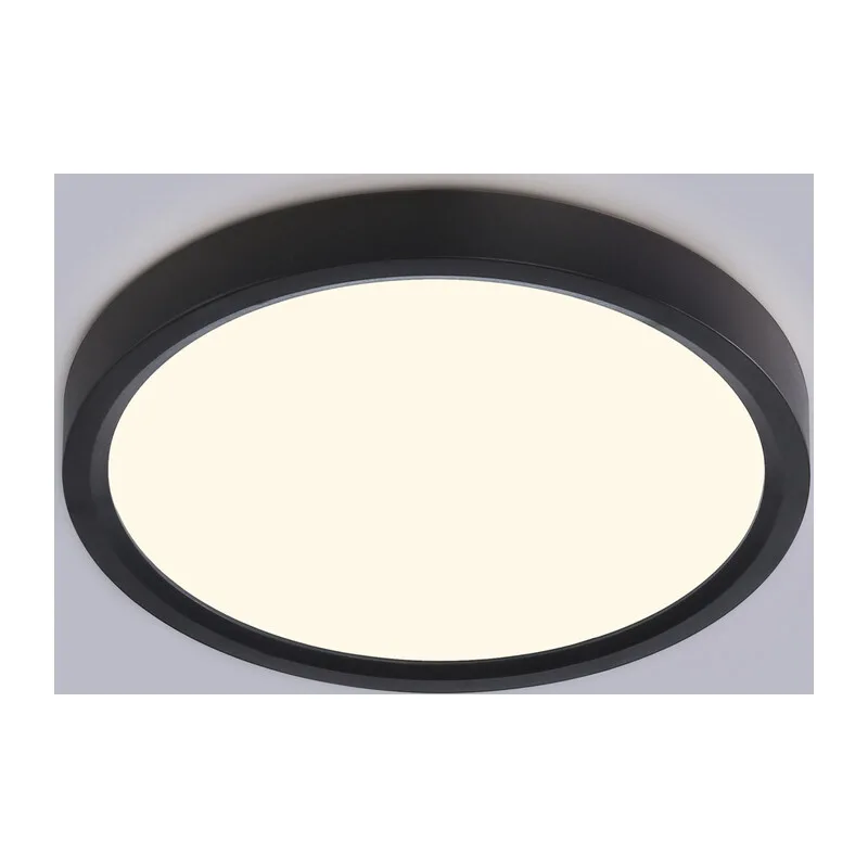 Светильник светодиодный ультратонкий DIP-3CCT 3000K-6500K 13Вт IP54 FZ1902 BK черный IP54 13W 3000K-6500K CCT-переключатель D230*25 (Без ПДУ) Ambrella Light 9