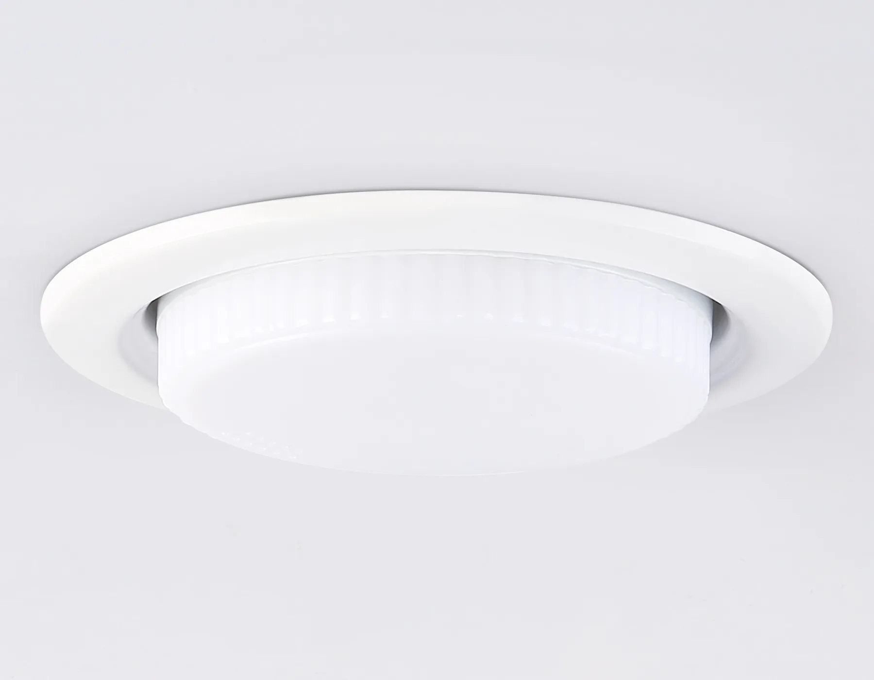 Встраиваемый точечный светильник 1*GX53 G10101 WH белый GX53 max 12W D106*38 (кратность 10шт) Ambrella Light 6