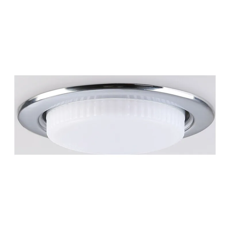 Встраиваемый точечный светильник 1*GX53 G10102 CH хром GX53 max 12W D106*38 (кратность 10шт) Ambrella Light 5