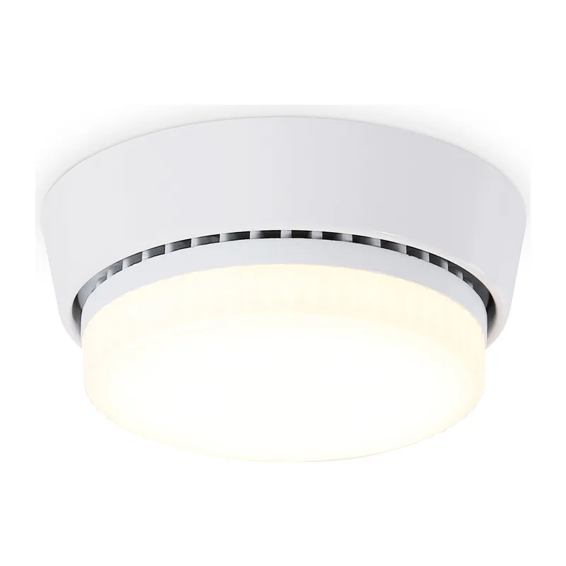 Накладной точечный светильник 1*GX53 G10188 WH белый GX53 max 12W D90*20 Ambrella Light 7