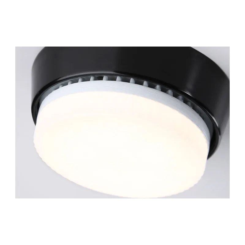 Накладной точечный светильник 1*GX53 G10189 BK черный GX53 max 12W D90*20 Ambrella Light 5