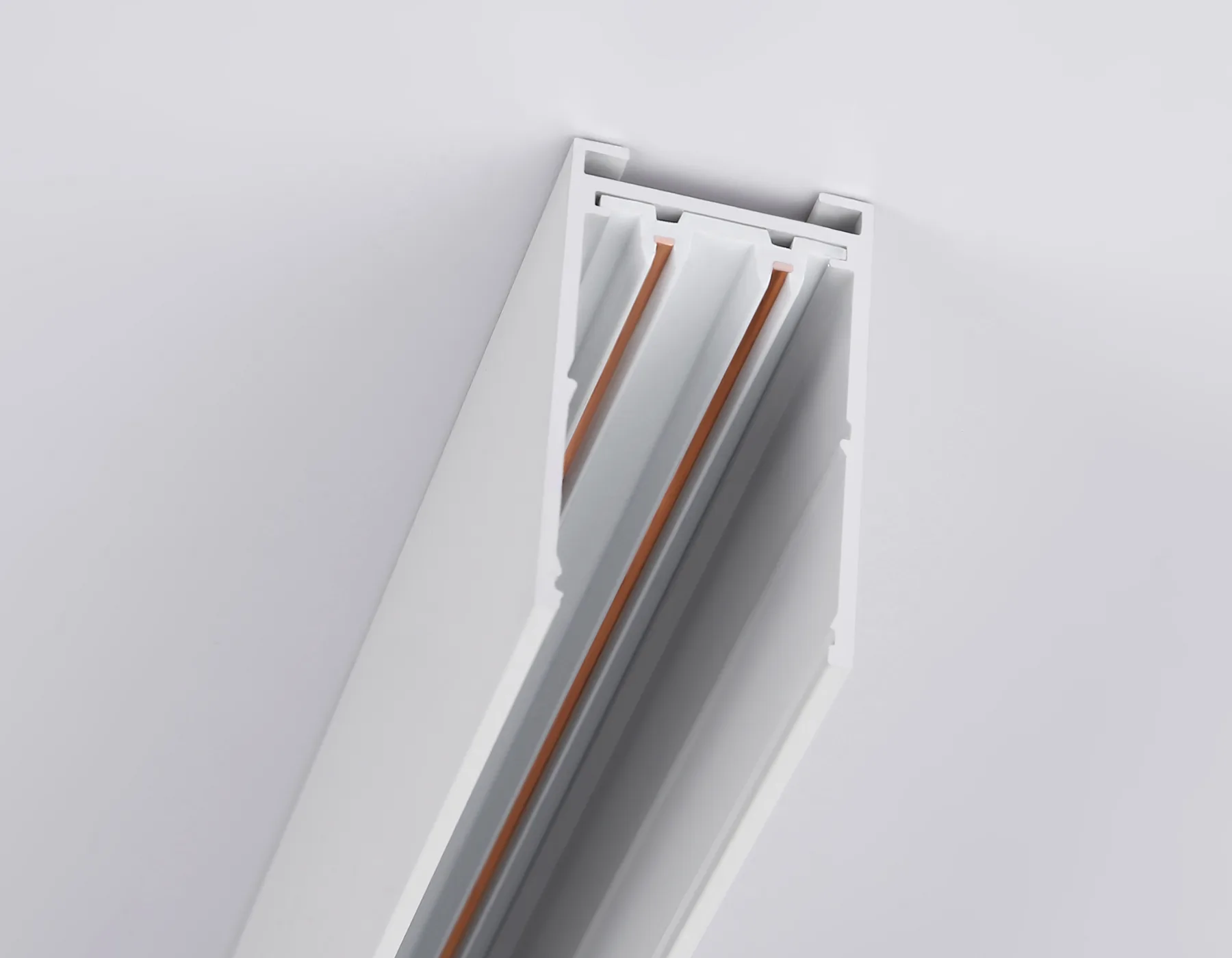 Шинопровод накладной-подвесной Magnetic 25 220В белый 2м GL1003 WH белый IP20 220V 2000*30.6*56 Ambrella Light 11