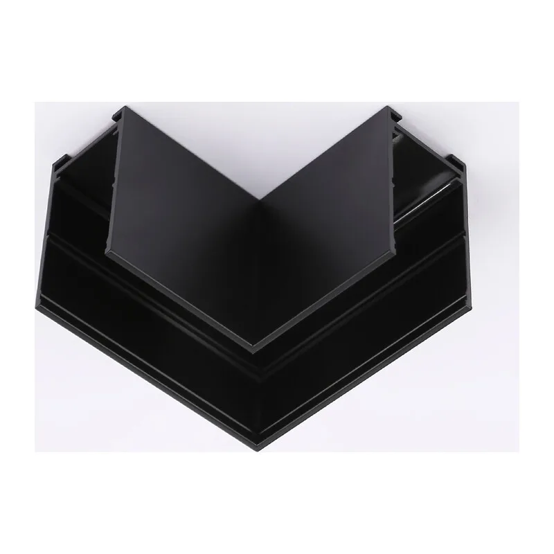 Коннектор угловой 90° для накладного шинопровода Magnetic 25 220В черный GL1032 BK черный коннектор угловой для накладного шинопровода Magnetic 220V 80*80*52 Ambrella Light 6