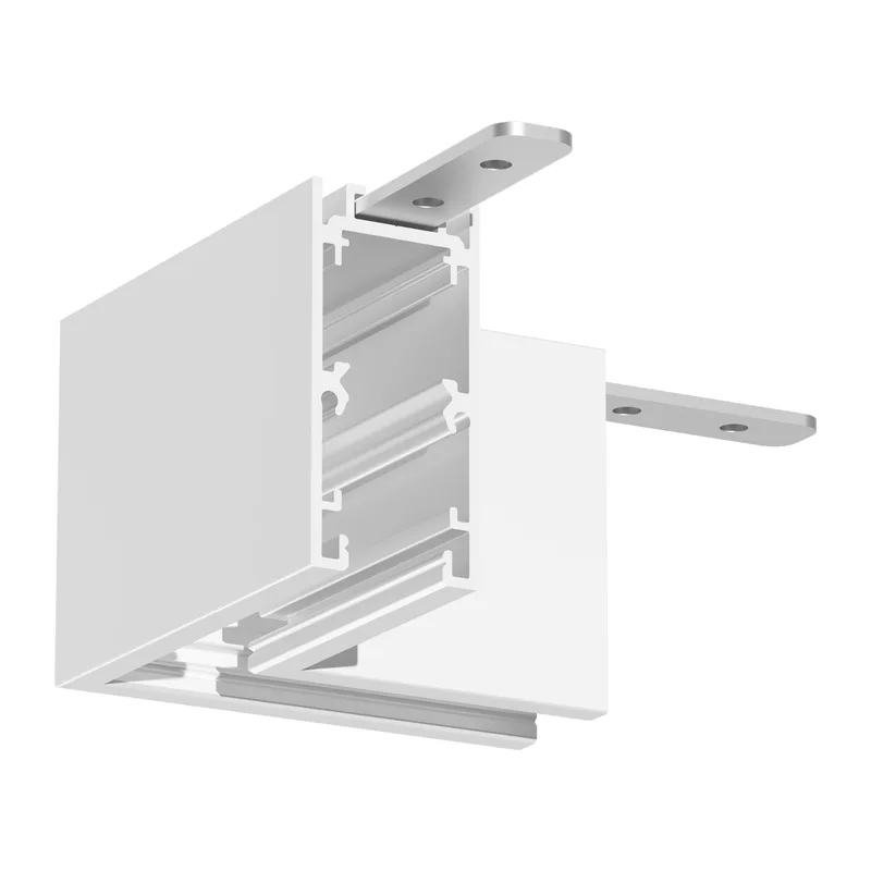 Коннектор угловой 90° для накладного шинопровода Magnetic 10 48В белый GL1960 WH белый IP20 80*80*43 Ambrella Light 2