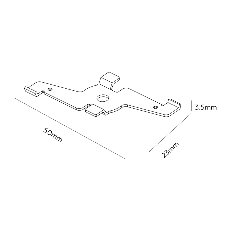 Крепление для накладного шинопровода Magnetic 10 48В белый GL1994 WH белый 50*20*5 Ambrella Light 2