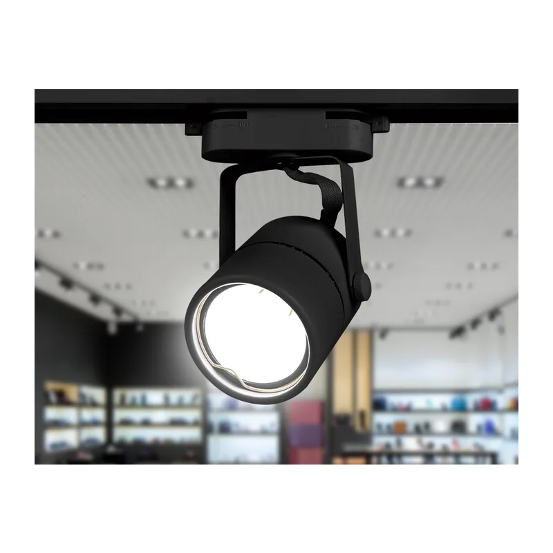 Трековый акцентный светильник GU10 GL5102 BK черный GU10 max 12W Ambrella Light 3