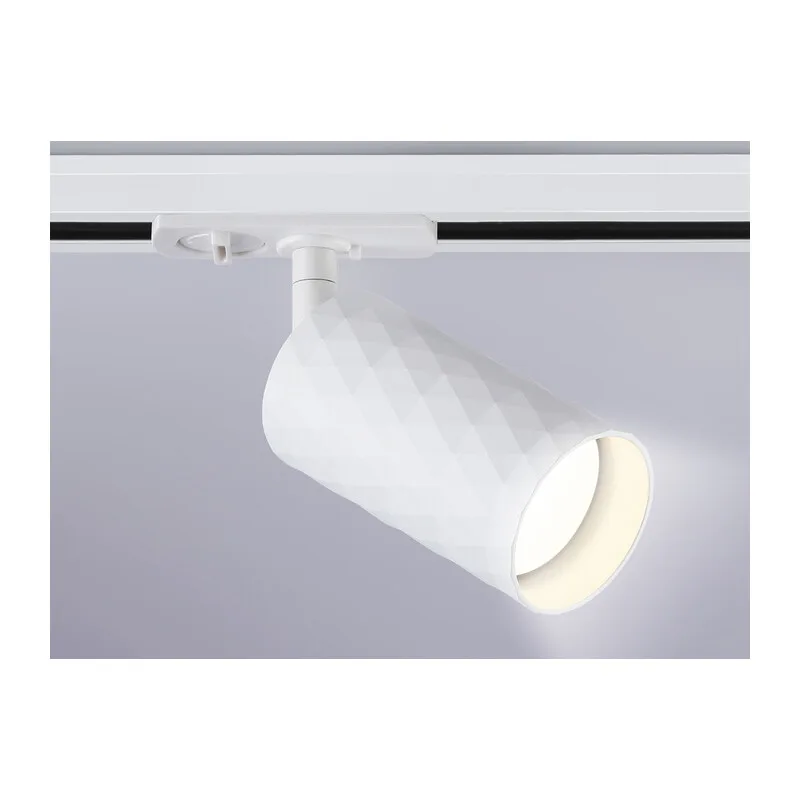 Трековый акцентный светильник GU10 GL5131 WH белый GU10 max 12W Ambrella Light 6