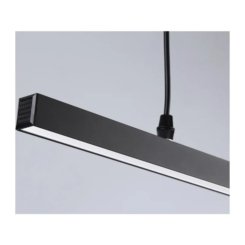 Трековый линейный светильник 4200K 24Вт 120° GL6787 BK черный LED 24W 4200K 600*22*1025 Ambrella Light 9
