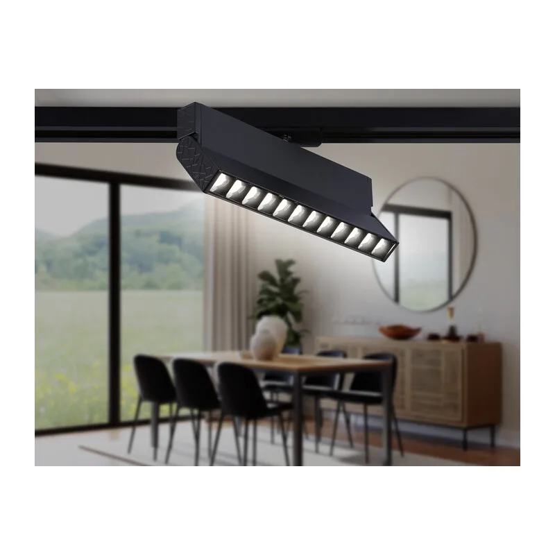 Трековый линейный светильник 4200K 12Вт 24° GL6819 BK черный LED 12W 4200K 24° 230*22*87 Ambrella Light 9