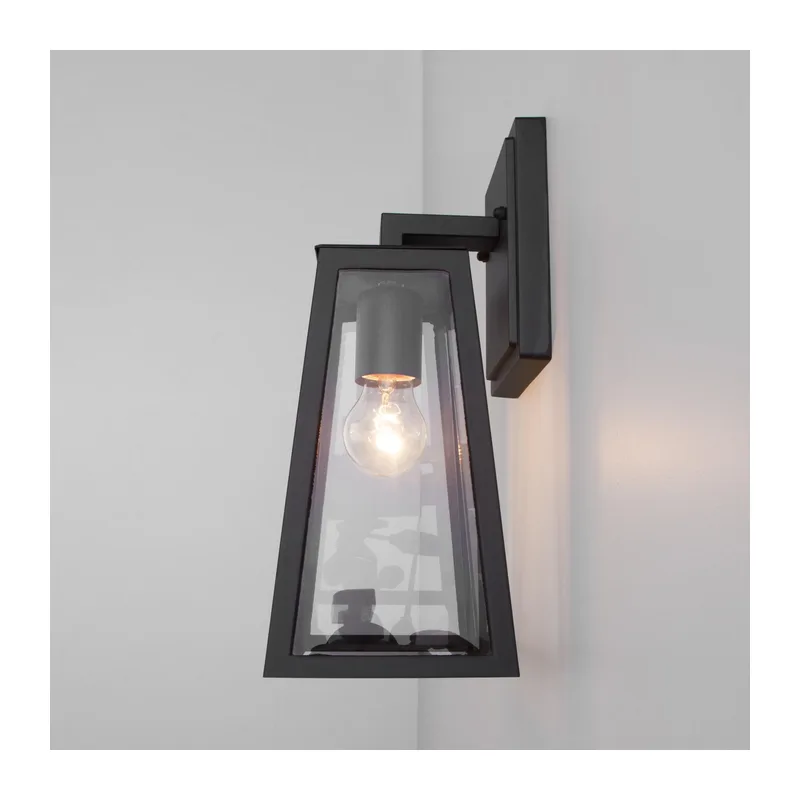 Уличный настенный светильник Germes D IP33 GL 1015D чёрный Elektrostandard 3