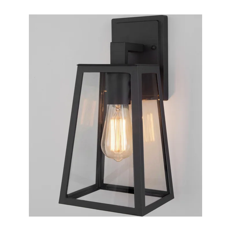 Уличный настенный светильник Germes D IP33 GL 1015D чёрный Elektrostandard