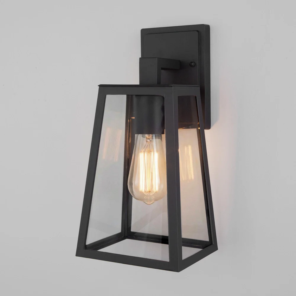 Уличный настенный светильник Germes D IP33 GL 1015D чёрный Elektrostandard