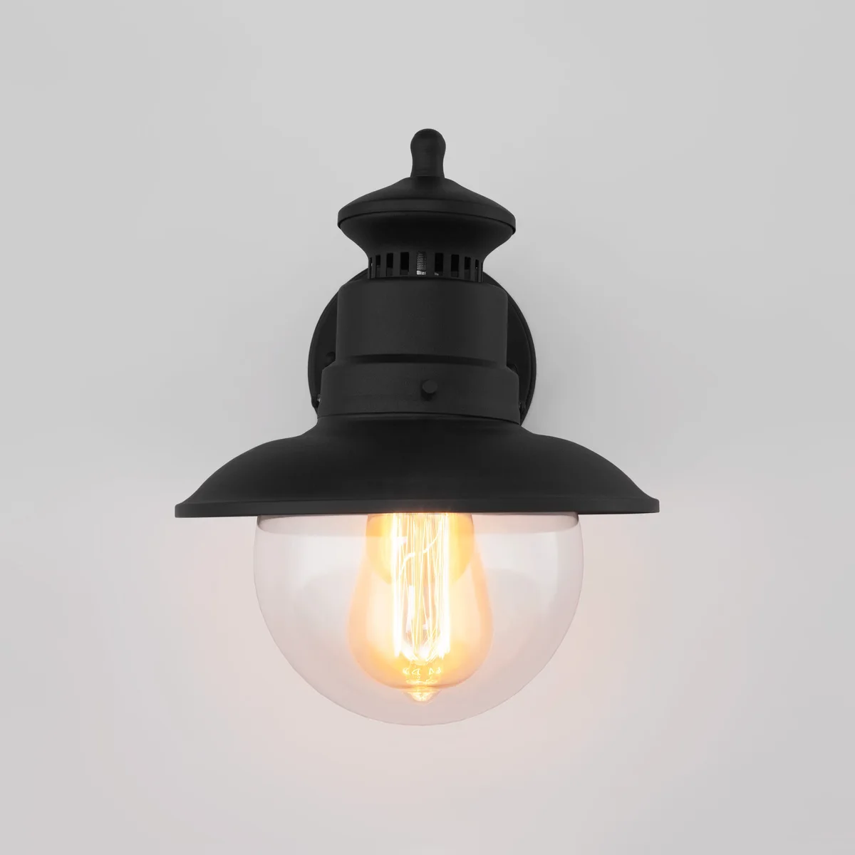 Уличный настенный светильник Talli D IP44 GL 3002D черный Elektrostandard 4