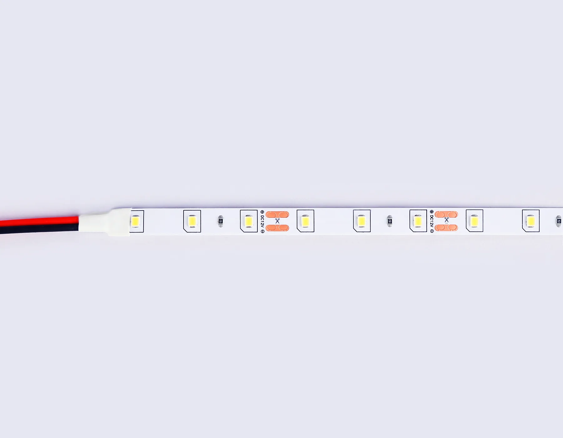 Светодиодная лента 12В 2835 60Led 4.8Вт/м 6500K IP20 5м GS1003 2835 60Led/ 4.8W m/ 12V IP20 6500K/ 5000*8*1.2mm (2 конт.) Ambrella Light 13