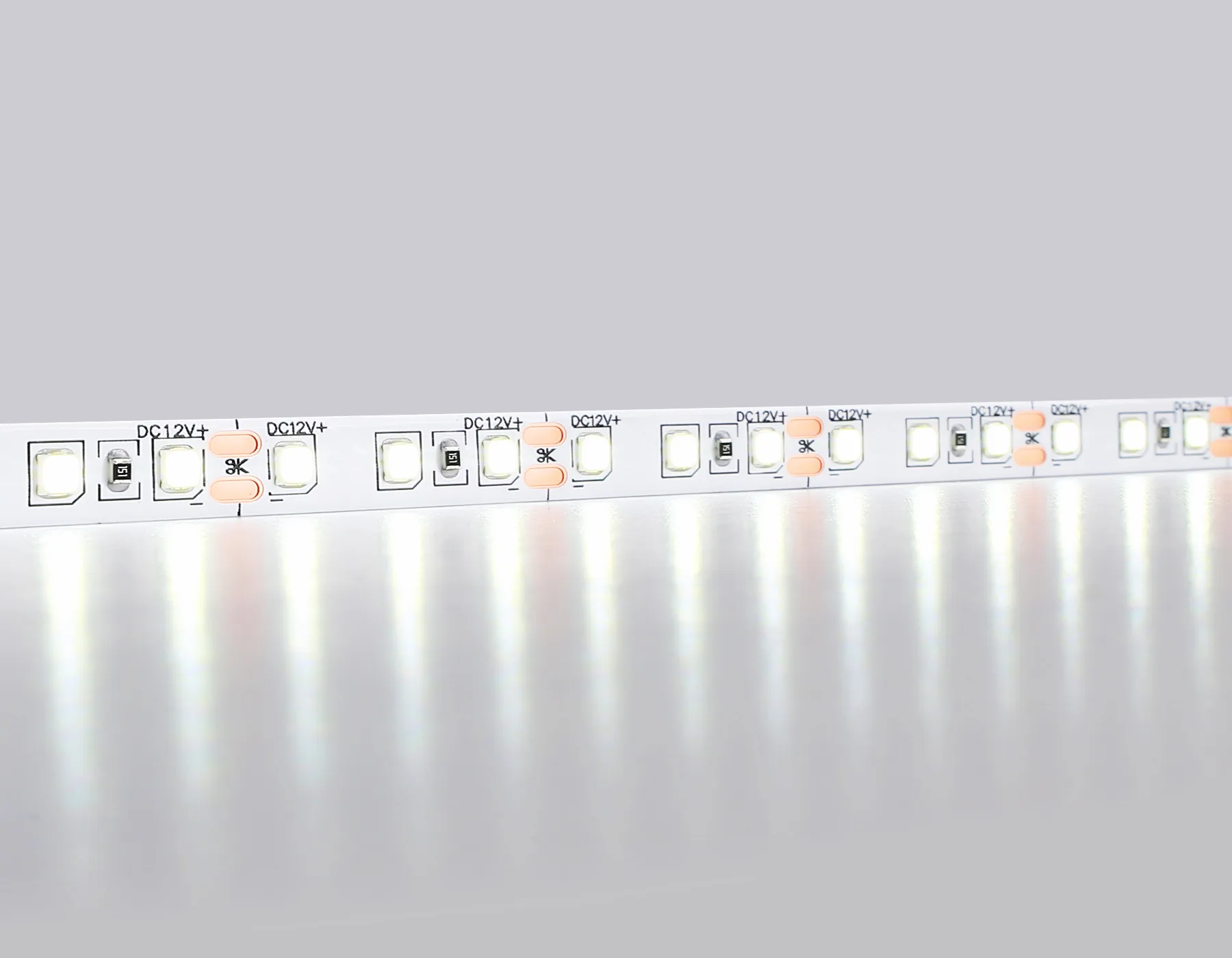 Светодиодная лента 12В 2835 120Led 9.6Вт/м 6500K IP20 5м GS1103 2835 120Led/ 9.6W m/ 12V IP20 6500K/ 5000*8*1.2mm (2 конт.) Ambrella Light 11