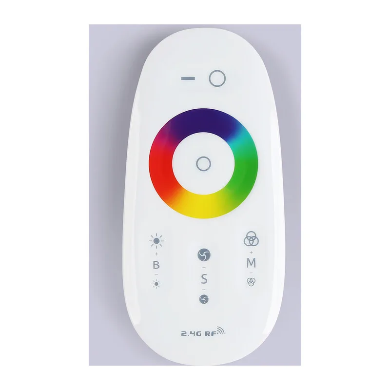 Контроллер для светодиодных лент RGB+W с сенсорным пультом RGB 18А 12В 216В - 24В 432В / RGB+W 24А 12В 288Вт - 24В 576Вт GS11451 контроллер RGB/RGBW (RGB 18A 12V 216W/24V 432W/RGBW 24A 12V 288W/24V 576W ПДУ Радио 2.4 AAA) Ambrella Light 6